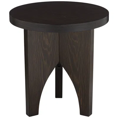 Studio 55d Lutebrand 18 3/4" Wide Dark Wood Side Table