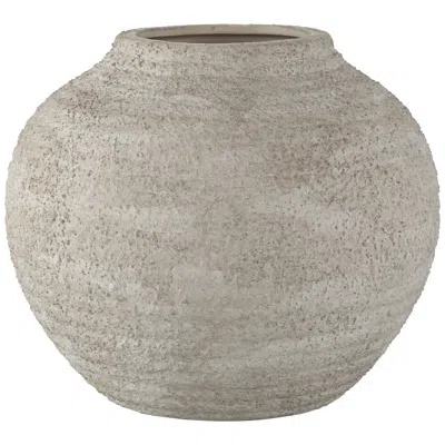 Studio 55d Sparta 7 1/2" High Pumice Gray Ceramic Vase