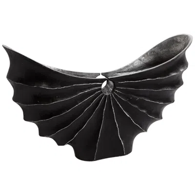 Studio A Home Atlantis 18 1/2" Wide Antique Black Metal Watertight Centerpiece