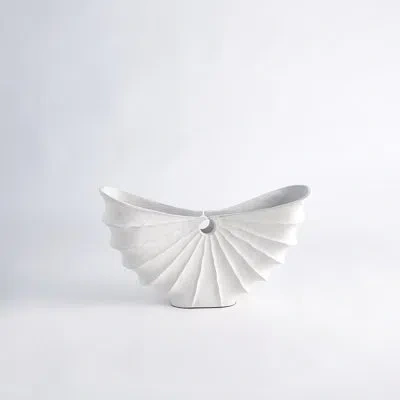 Studio A Home Atlantis Centerpiece-matte White