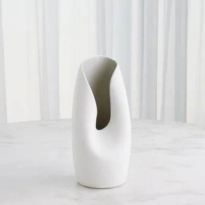 Studio A Home Avian Handmade Ceramic Table Vase In White