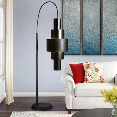 Studio A Home Babylon Floor Lamp-bronze