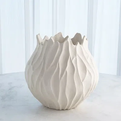Studio A Home Bloom Vase-matte White