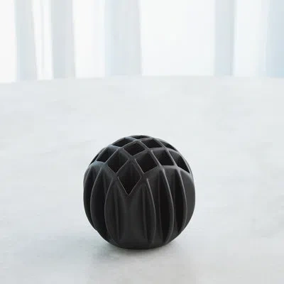 Studio A Home Bub Ball Vase-matte Black-lg