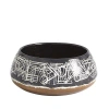 Studio A Home Celebration Bowl In Black,white,brown