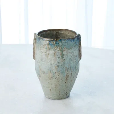 Studio A Home Ceramic Table Vase In Green