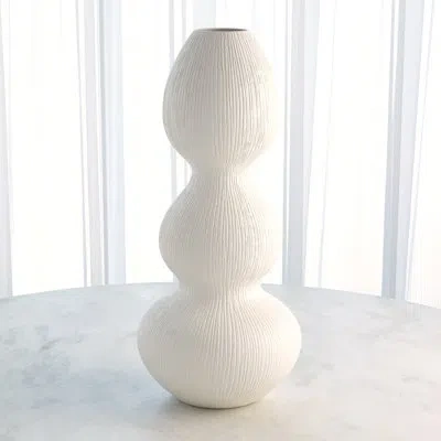 Studio A Home Ceramic Table Vase In White