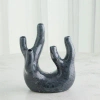 Studio A Home Creation Handmade Earthenware Table Vase In Blue