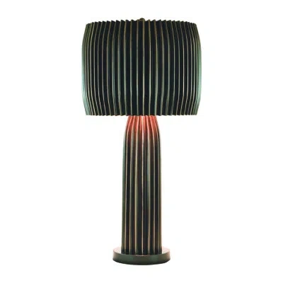 Studio A Home Crimp Table Lamp-bronze