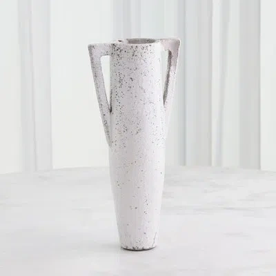 Studio A Home Diaphony Handmade Ceramic Table Vase In Light Gray