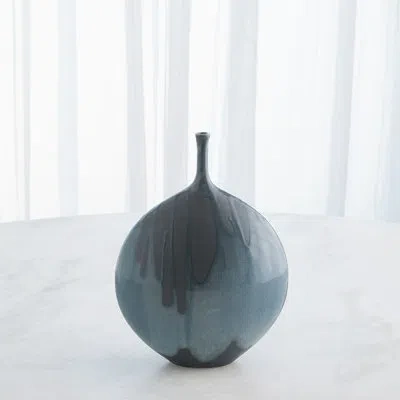 Studio A Home Earthenware Decorative Bottle In Blue