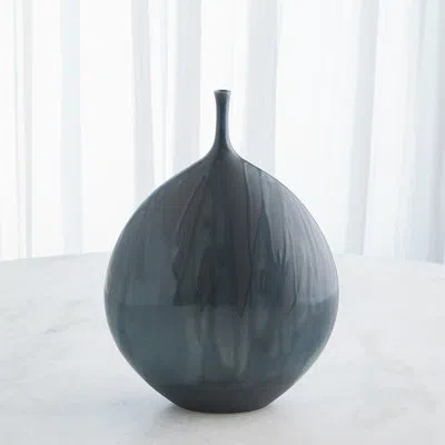 Studio A Home Earthenware Decorative Bottle In Blue