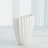 Studio A Home Earthenware Table Vase In White