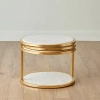 Studio A Home Eclipse Cocktail Table-dawn In White