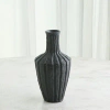 Studio A Home Emperor Handmade Earthenware Table Vase In Black