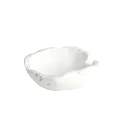 Studio A Home Faux Timber Bowl-matte White