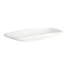 Studio A Home Faux Timber Rectangular Bowl-matte White In White
