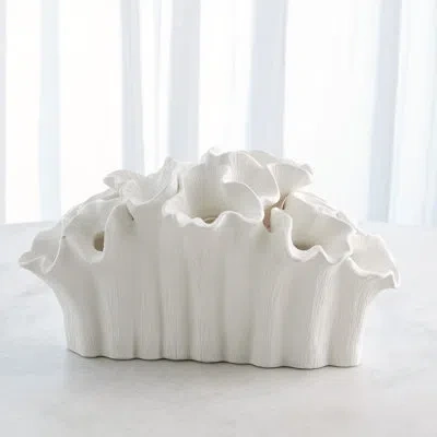 Studio A Home Flora Coral Bouquet-matte White