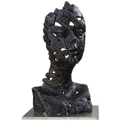 Studio A Home Forgotten Beauty 20" High Bronze Iron Metal Sculpture