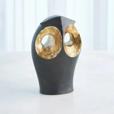Studio A Home Gold Leafed Owl-lg