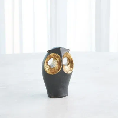 Studio A Home Gold Leafed Owl-sm