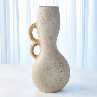 Studio A Home Handmade Ceramic Table Vase In Brown