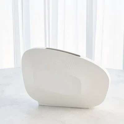 Studio A Home Handmade Ceramic Table Vase In White