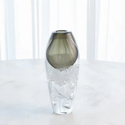 Studio A Home Handmade Glass Table Vase In Gray