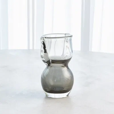 Studio A Home Handmade Glass Table Vase In Gray
