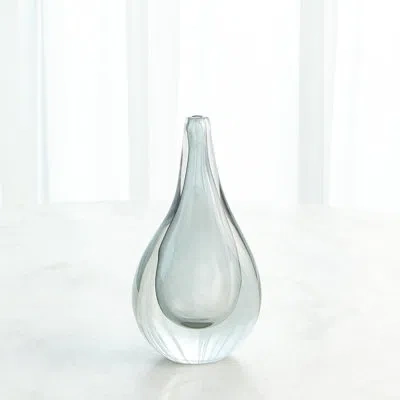 Studio A Home Handmade Glass Table Vase In Gray