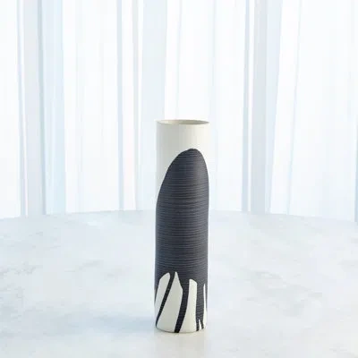 Studio A Home Handmade Porcelain China Table Vase In White