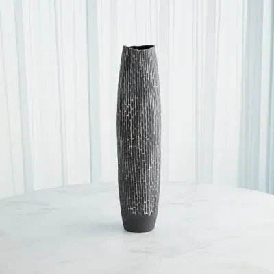Studio A Home Handmade Porcelain China Table Vase In White;gray