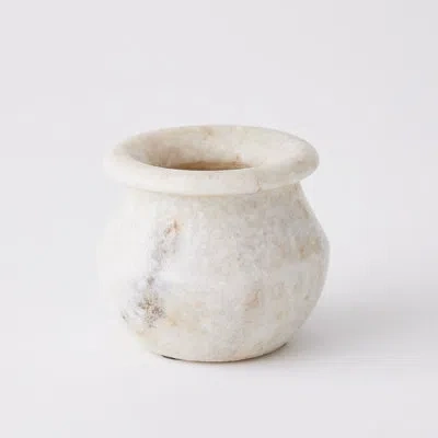 Studio A Home Handmade Stoneware Table Vase In Beige