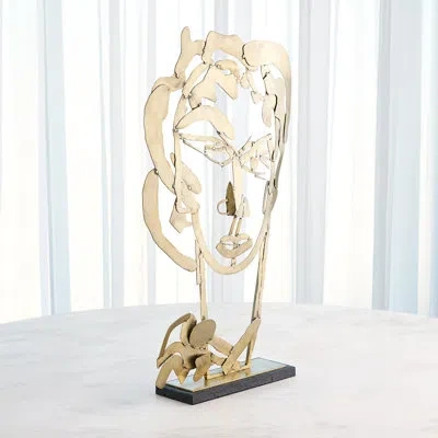 Studio A Home Hero Sculpture-brass In Brown