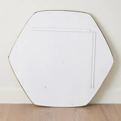 Studio A Home Hexagon Mirror-gold
