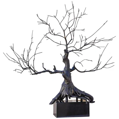 Studio A Home Imperial Penzai Bronze 43" High Bonsai Tree Sculpture