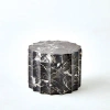 Studio A Home Ionic Jar-golden Portoro-lg In Black;white