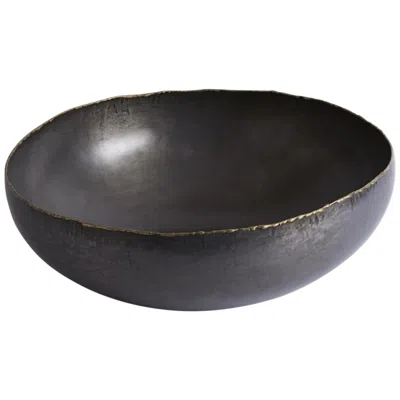 Studio A Home Laforge 17 1/2" Wide Gray And Braised Center Modern Bowl
