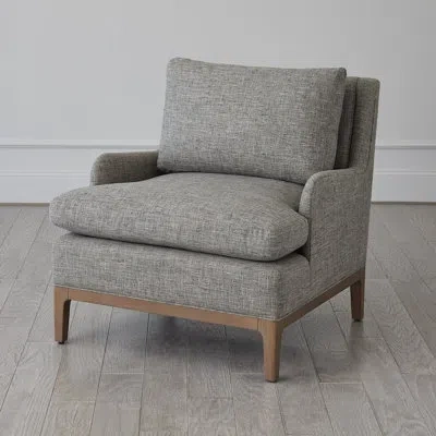 Studio A Home Laguna Lounge Chair-grey In Muslin