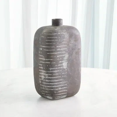 Studio A Home Lantern Vase-soot-tall In Gray,white
