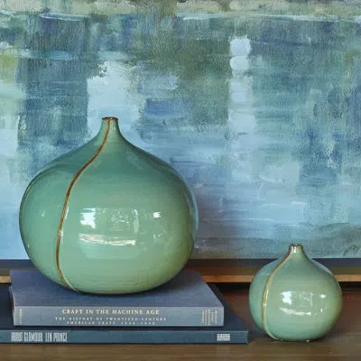 Studio A Home Milo Vase-blue-sm