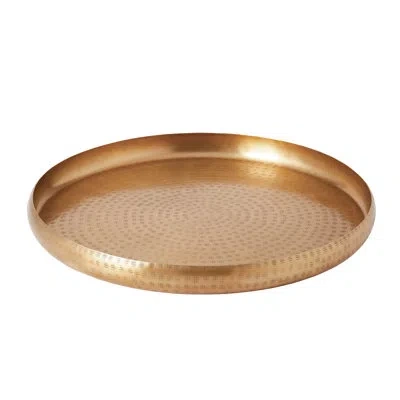 Studio A Home Offering Tray-lg In Brass Cleaner,polish
