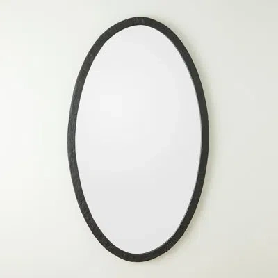 Studio A Home Oval Metal Oval Mirror In Nickel
