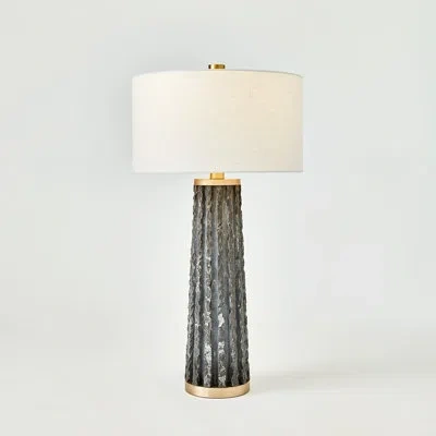 Studio A Home Quarry Lamp In Black,brass
