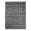 Studio A Home Rectangle Wool Area Rug In Gray