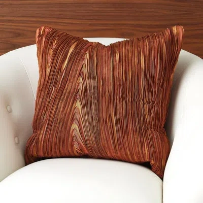 Studio A Home Ribbon Pillow-rust In Red