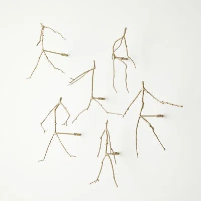Studio A Home S/6 Foley's Follie-brass In Gold