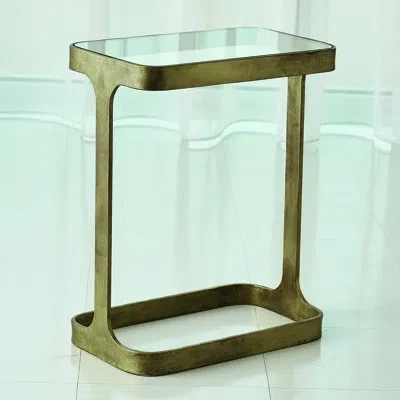 Studio A Home Saddle Table In Antique Gold