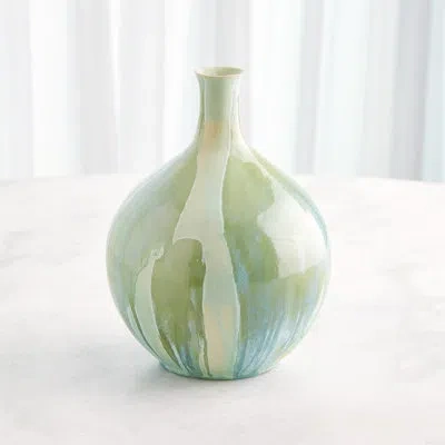 Studio A Home Stoneware Decorative Bottle In Green