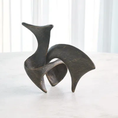 Studio A Home Strombus Sculpture-bronze In Black